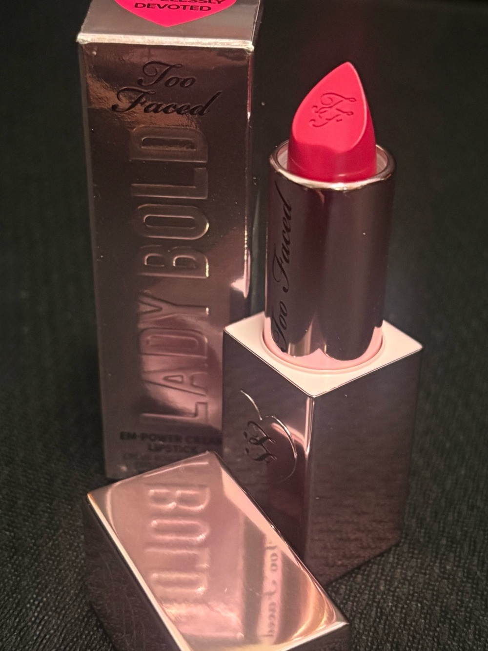 Too Faced Lady Bold Creamy Lipstick —Hopelessly Devoted